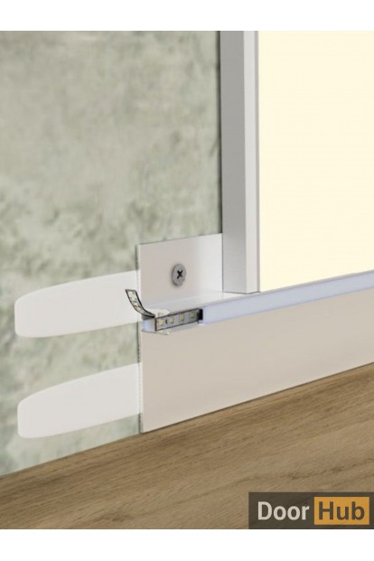 50mm White Reversible Aluminum Skirting for Developers